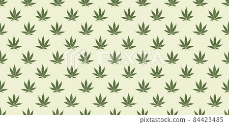 Seamless marijuana background with geometric leaves pattern Seamless marijuana background with geometric leaves pattern 84423485