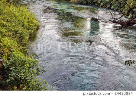 The Blue Eye water spring in Albania. The Blue Eye water spring in Albania. 84423884