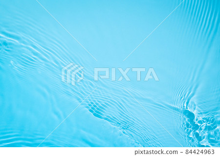 transparent blue colored clear calm water surface texture  84424963