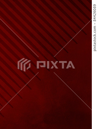 Foil background Red dark image (background material) Thick line diagonally from the upper left 84426089