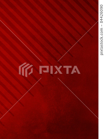 Foil background Red dark image (background material) Thick line diagonally from the upper left 84426090