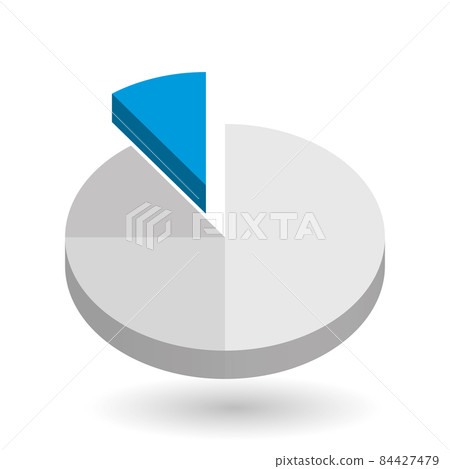 Pie chart vector design element Pie chart vector design element 84427479