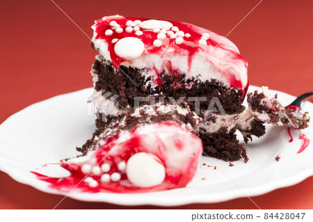 cakes with cottage cheese cream and cherry flavor cakes with cottage cheese cream and cherry flavor 84428047