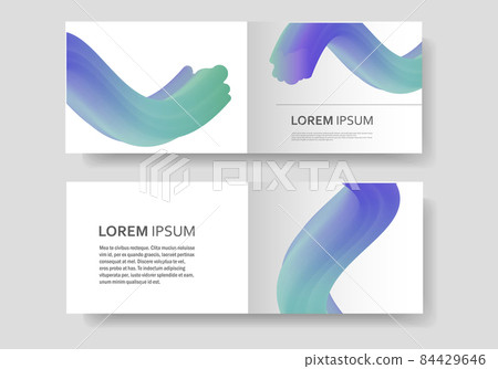 Vector wave abstract background. Design brochure template Vector wave abstract background. Design brochure template 84429646
