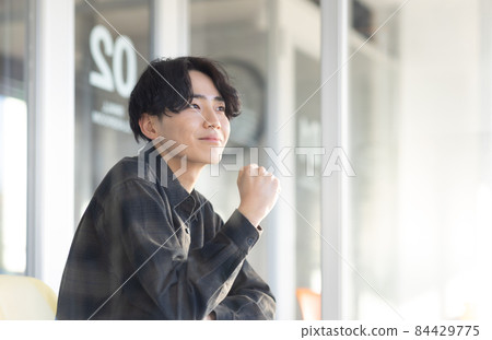 Refreshing young man Refreshing young man 84429775