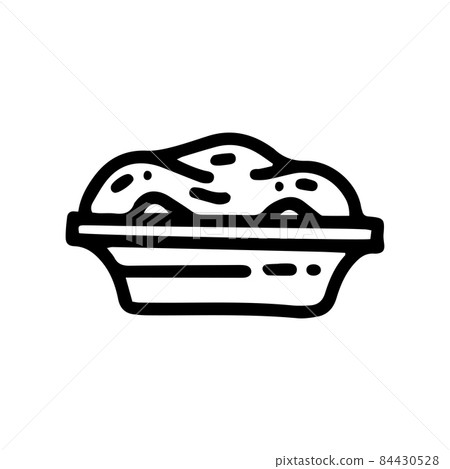 guacamole line vector doodle simple icon design 84430528