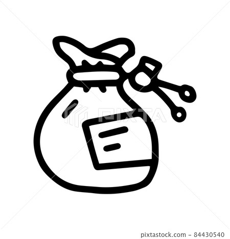 magnesia bag line vector doodle simple icon magnesia bag line vector doodle simple icon 84430540