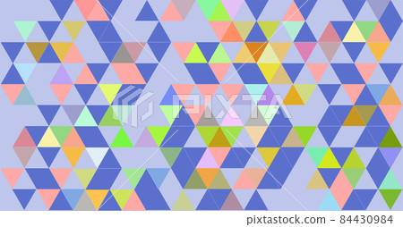 Colorful triangular background from violet tones and other colors. Pattern with many triangles of violet colors and shades. Vector backdrop for banners, brochures, covers, printing on paper. Multi Colorful triangular background from violet tones and other colors. Pattern with many triangles of violet colors and shades. Vector backdrop for banners, brochures, covers, printing on paper. Multi 84430984