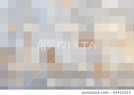 Vector grey background. Geometric texture from gray and other squares. A backing of gray mosaic squares for branding, calendar, blue card, banner, cover, header for website, space for your design or 84431015