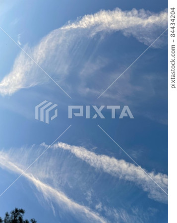 Sunset and blue sky 84434204