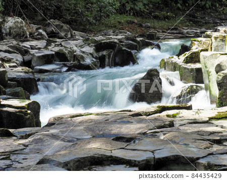 Flow of Tatamigabuchi, Hagi City, Yamaguchi Prefecture Flow of Tatamigabuchi, Hagi City, Yamaguchi Prefecture 84435429