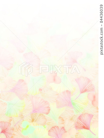 彩色銀杏水彩從下到上變成白色的漸變背景材料橙色垂直其他顏色可用 84436039