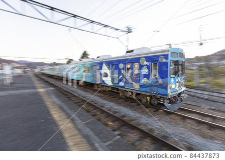 Chichibu railway train Chichibu railway train 84437873