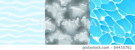 Textures of water, snow and slush Textures of water, snow and slush 84438762