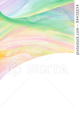 背景材料水彩紋理彩虹條紋 84438834