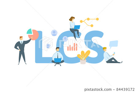 LCS, Least Cost Selection. Concept with keyword, people and icons. Flat vector illustration. Isolated on white. LCS, Least Cost Selection. Concept with keyword, people and icons. Flat vector illustration. Isolated on white. 84439172