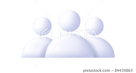 3d white digital icons of social team of tree people 3d white digital icons of social team of tree people 84439863