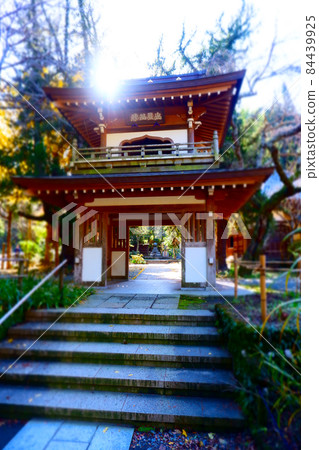 鎌倉古城鎌倉五山第四大寺廟淨智寺塔門 84439925