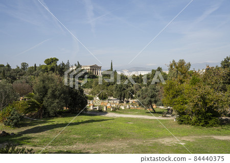 The ancient Agora in Athens, Greece 84440375