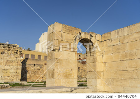 Hadrian's library in Athens, Greece 84440704