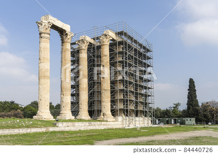 Temple of Olympian Zeus in Athens, Greece Temple of Olympian Zeus in Athens, Greece 84440726
