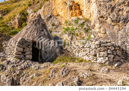 Ruins of Molisa village in Galati Mamertino town, Sicily 84443194