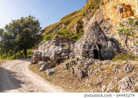 Ruins of Molisa village in Galati Mamertino town, Sicily 84443274