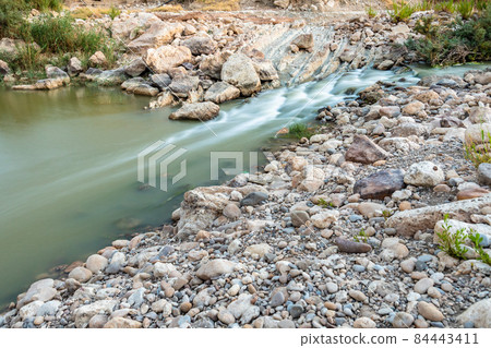 The area of 'pietra perciata' - rock with holes - near the mining area in Riesi 84443411