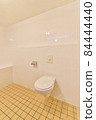 Interior of small clean restroom in miniature style 84444440