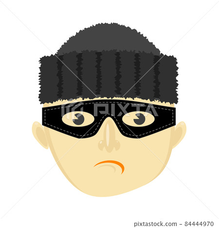 Gangster Icon Isolated on White Background. Flat Design Gangster Icon Isolated on White Background. Flat Design 84444970