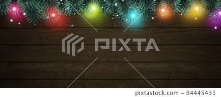 xmas bright lights banner 84445431