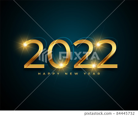 happy new year 2022 golden greeting design happy new year 2022 golden greeting design 84445732