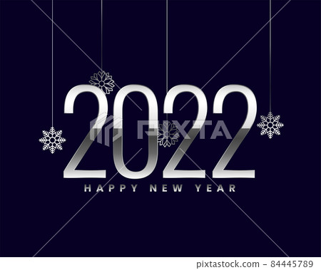 2022 new year silver background design 2022 new year silver background design 84445789