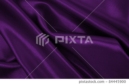 Smooth elegant lilac silk or satin luxury cloth texture as abstract background. Luxurious background design Smooth elegant lilac silk or satin luxury cloth texture as abstract background. Luxurious background design 84445900