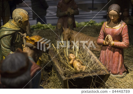 Italy Christmas time snap Florence Europe church people animals etc. Italy Christmas time snap Florence Europe church people animals etc. 84448789