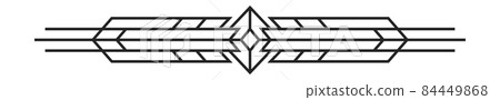 Retro black vintage texture border decorative sign Retro black vintage texture border decorative sign 84449868