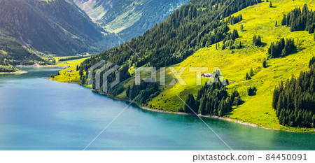 Durlassboden Dam at Gerlos Pass 84450091