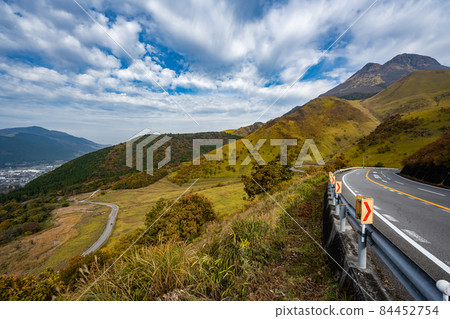 View of Mt. Yufu from Sagiridai 84452754