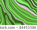 Fluid art. Marble ink colorful. Green marble pattern texture abstract background. can be used for background or wallpaper, Flow ink 84453386