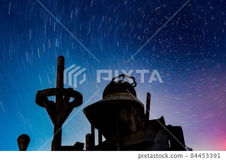 Starry sky seen at Kagoshima Observatory [long exposure] 84453391