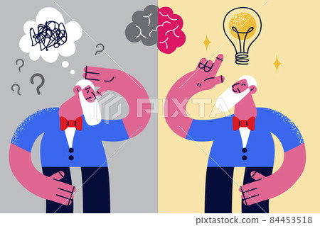 Mature grandfather loss memory suffer from Alzheimer disease  84453518