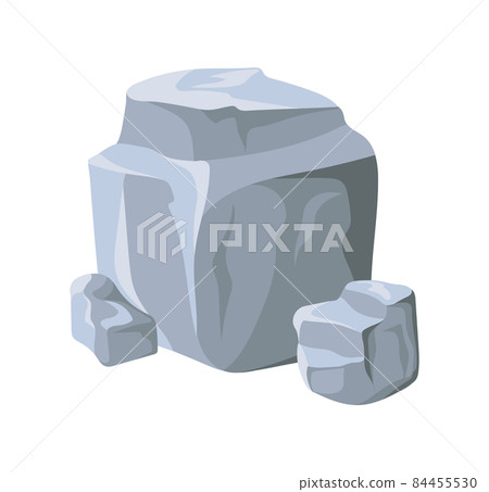 Three Rocks Cartoon Cartoon Pile Of Rocks