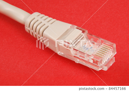 Lan cable and connector RJ45 84457166