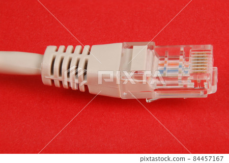 Lan cable and connector RJ45 84457167