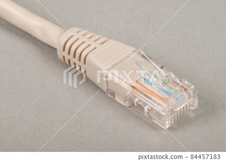 Lan cable and connector RJ45 84457183