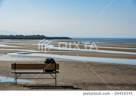 Matama coast at low tide Matama coast at low tide 84458345