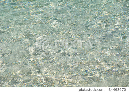 Turquoise water beach shore. Mediterranean Sea Turquoise water beach shore. Mediterranean Sea 84462670