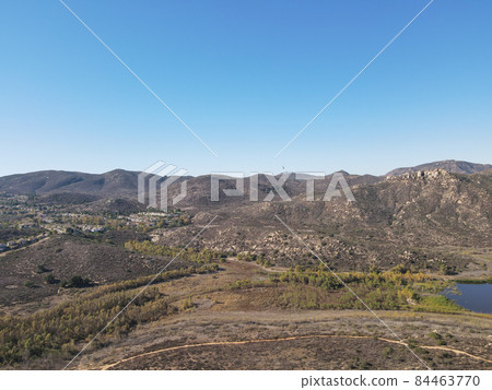 Aerial view of Bernardo Mountain in San Diego, USA Aerial view of Bernardo Mountain in San Diego, USA 84463770
