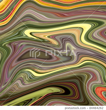 Abstract background of color fluid flow lines vector, design element 84464262