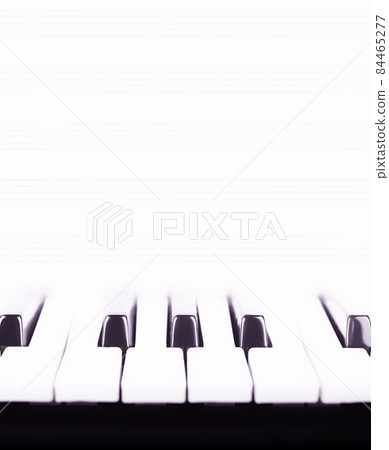 piano keys musical background 84465277